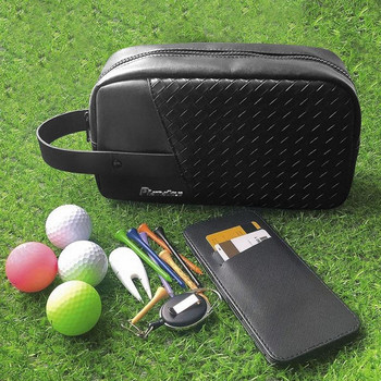 Чанта за органайзер Mini Pouch за голф Голф Тенис топки Поставка за носене Чанта за съхранение Жени Мъже Количка Поставка за пътуване Идея за подарък Джоб за голфър