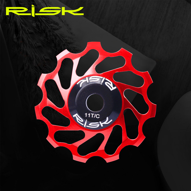 RISK mägijalgratta tagumise käiguvahetaja rihmaratas 11T juhikuga MTB keraamiline laager alumiiniumsulamist jokiratas Shimano Sram jaoks
