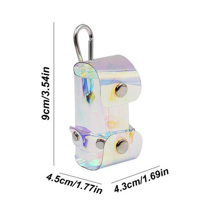 Διαφανής τσάντα για μπάλα γκολφ Τσάντα από PVC Μικρή τσάντα για μπάλα γκολφ Τσάντες μέσης γκολφ με μίνι τσάντες αποθήκευσης με μαγνητική πόρπη για γκολφ