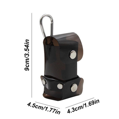 Διαφανής τσάντα για μπάλα γκολφ Τσάντα από PVC Μικρή τσάντα για μπάλα γκολφ Τσάντες μέσης γκολφ με μίνι τσάντες αποθήκευσης με μαγνητική πόρπη για γκολφ