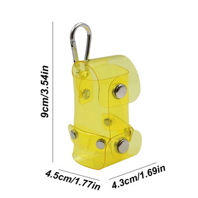 Διαφανής τσάντα για μπάλα γκολφ Τσάντα από PVC Μικρή τσάντα για μπάλα γκολφ Τσάντες μέσης γκολφ με μίνι τσάντες αποθήκευσης με μαγνητική πόρπη για γκολφ