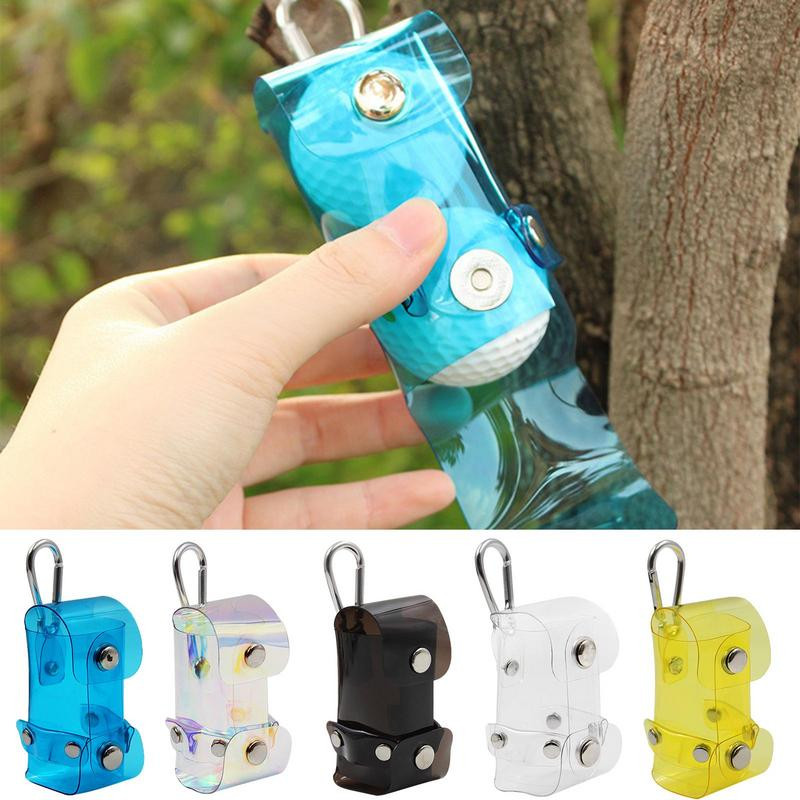 Διαφανής τσάντα για μπάλα γκολφ Τσάντα από PVC Μικρή τσάντα για μπάλα γκολφ Τσάντες μέσης γκολφ με μίνι τσάντες αποθήκευσης με μαγνητική πόρπη για γκολφ