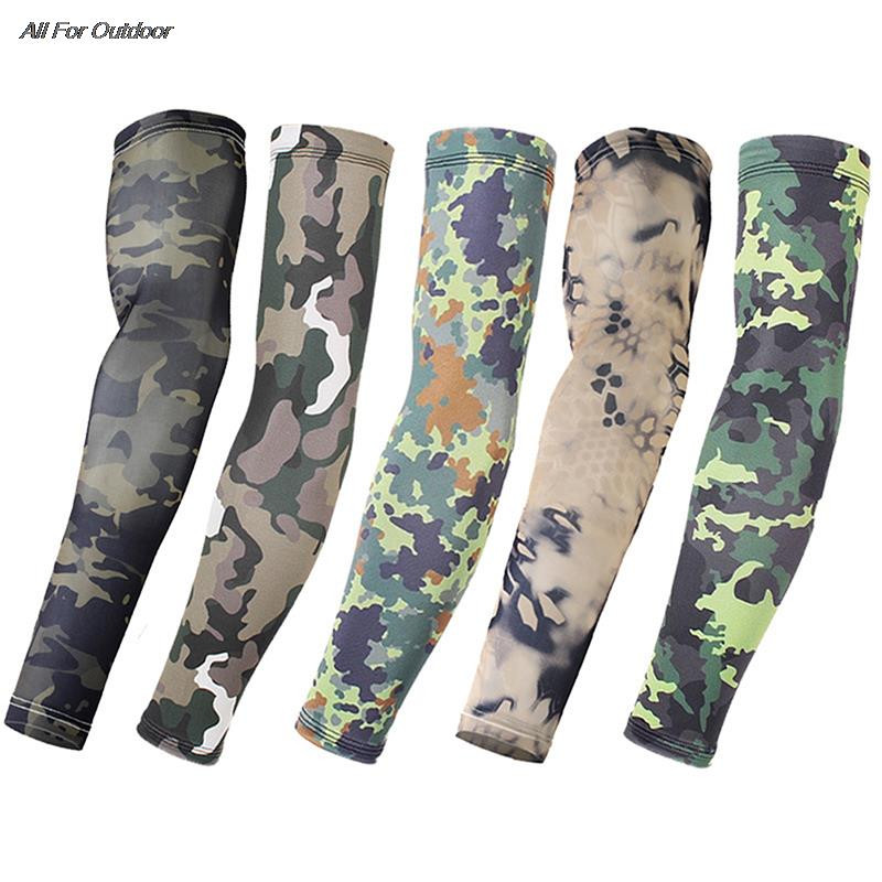 2tk Taktikaline kamuflaaž spordikäevarrukas korvpall rattakäe soojem suvine jooksmine kalapüük UV päikesekaitse manseti kate