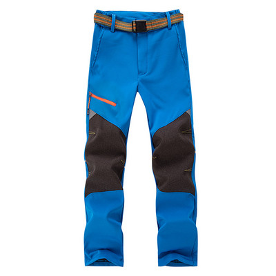 TRVLWEGO laste talvised matkapüksid matkasuusapüksid veekindlad tuulekindlad fliisvoodriga soojad paksud Soft Shell matkasuusapüksid