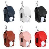 Professionaalne mini-PU-nahast golfipallikott, kaasaskantav värviline vöökohahoidja Golf TEE ümbris hoiukotike välisporditarvikud