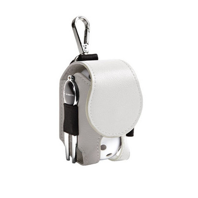 Professionaalne mini-PU-nahast golfipallikott, kaasaskantav värviline vöökohahoidja Golf TEE ümbris hoiukotike välisporditarvikud