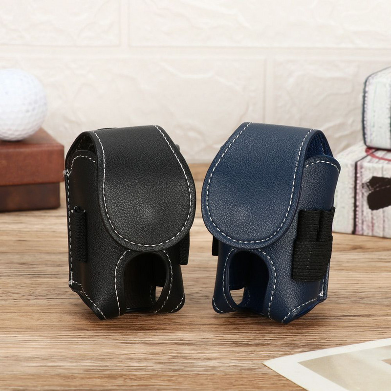 Professionaalne mini-PU-nahast golfipallikott, kaasaskantav värviline vöökohahoidja Golf TEE ümbris hoiukotike välisporditarvikud