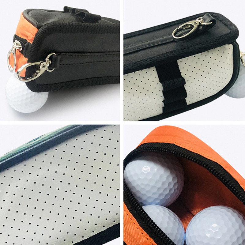 1 gab. Āra pārnēsāšanas somas Ceļojumu futrālis Golfa bumbiņu somas aizsargsomas futrālis Pārnēsājama jostasvietas glabāšanas soma PU āda Golfa sportam