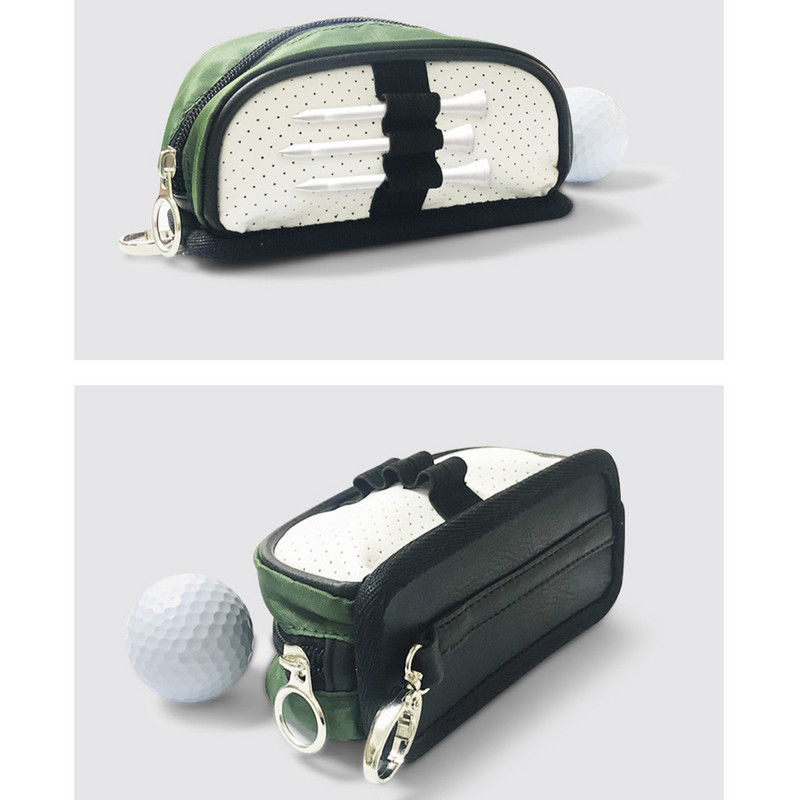 1 gab. Āra pārnēsāšanas somas Ceļojumu futrālis Golfa bumbiņu somas aizsargsomas futrālis Pārnēsājama jostasvietas glabāšanas soma PU āda Golfa sportam