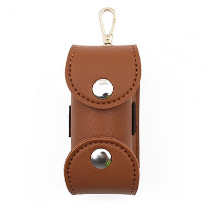 2 labdapozíció Praktikus golflabda tartó zseb Műbőr derék golftáska akasztócsattal kültéri használatra