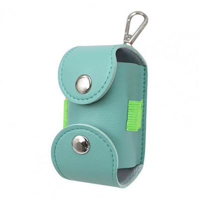 2 labdapozíció Praktikus golflabda tartó zseb Műbőr derék golftáska akasztócsattal kültéri használatra