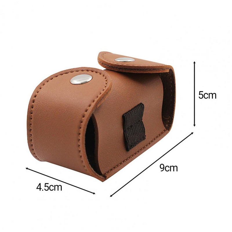 2 labdapozíció Praktikus golflabda tartó zseb Műbőr derék golftáska akasztócsattal kültéri használatra