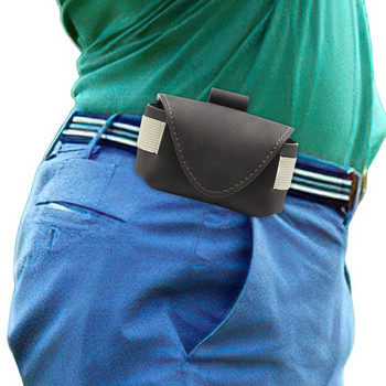 2022 Нова PU кожена чанта за топка за мини голф Чанта за кръста Чанта за държач на контейнер Чанта за топка за голф за мъже, жени, голф, спортни аксесоари