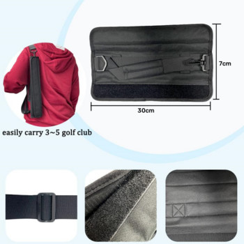 Чанта за голф клуб Лека пътна чанта за голф за мъже, жени, деца, неделна чанта за шофиране, тренировъчна чанта за курсове Лесен транспорт