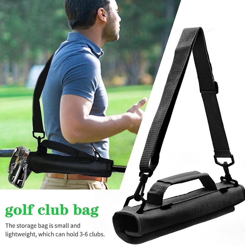 Golfa kluba soma viegla ceļojumu pārnēsāšanas golfa soma vīriešiem, sievietēm, bērniem svētdienas braukšanas diapazonā, kursiem paredzētā soma, viegla transportēšana