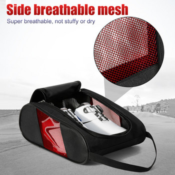 Unisex τσάντα μεταφοράς παπουτσιών γκολφ Φορητή τσάντα παπουτσιών μίνι γκολφ Αναπνεύσιμη ελαφριά τσάντα παπουτσιών γκολφ για υπαίθρια αθλήματα γκολφ