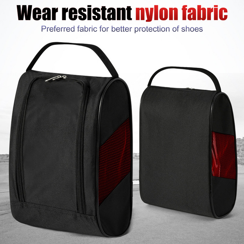 Unisex golfi jalatsite kandekott Kaasaskantav minigolfi jalatsite kott Hingav kerge golfikingade käekott väligolfispordiks