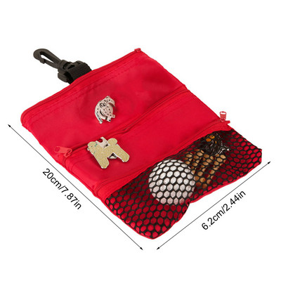 1 τεμ. Μικρές φορητές τσάντες για μπάλα του γκολφ Θήκη Διχτυωτή θήκη Αποθήκευσης για Υπαίθρια Προπόνηση Αποστολή σταγόνων