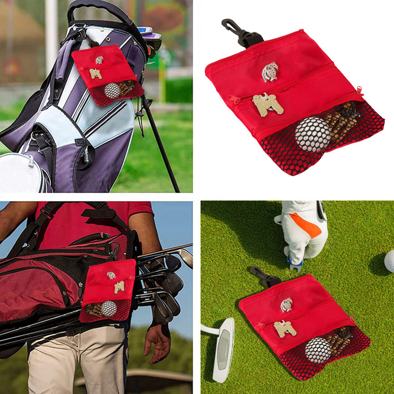 1 τεμ. Μικρές φορητές τσάντες για μπάλα του γκολφ Θήκη Διχτυωτή θήκη Αποθήκευσης για Υπαίθρια Προπόνηση Αποστολή σταγόνων
