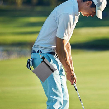 Чанта за топка за голф Преносима чанта за държач за тениски за голф Голяма чанта за държач за тениски с карабинер Чанта за топка за голф Калъф за носене на кръста