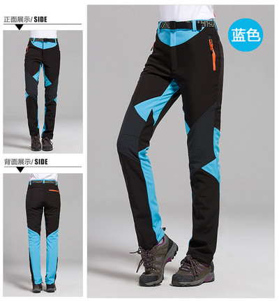 TRVLWEGO Outdoor Traverse pārgājienu kempinga slēpošanas bikses Softshell ūdensizturīgas vēja necaurlaidīgas termiskās sieviešu bikses