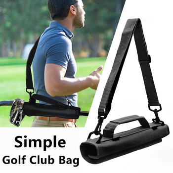 Μίνι φορητή τσάντα γκολφ νάιλον τσάντα μεταφοράς όπλο γκολφ τσάντα ταξιδίου θήκη προπόνησης γκολφ με ρυθμιζόμενους ιμάντες ώμου