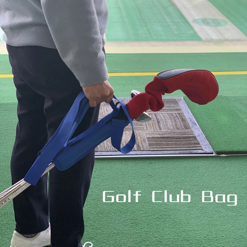 Mini geantă portabilă din nailon pentru club de golf Geantă simplă de transport pentru pistol de golf Geantă de călătorie Geantă de antrenament de golf cu curele de umăr reglabile