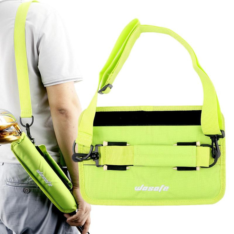 Harjutusraja golfikepi kott, miniveekindel golfikepi kandja, kompaktne kaasaskantav reisigolfikott, 4-5 golfikepi hoidmine