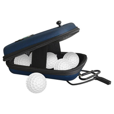 Твърда кутия за топка за голф EVA с карабинер, удароустойчив калъф за съхранение на голф далекомер за Bushnell V2 V3 V4 V5 Pro X2 Pro XE и др.