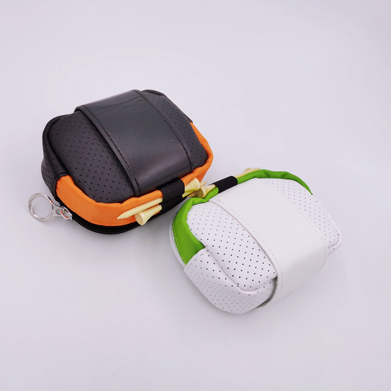 Mini tõmblukuga väike golfipalli kott hingav vöökott särkidega 12,5x9x5cm sporditarvete kaasaskantavad taskud 2 värvi