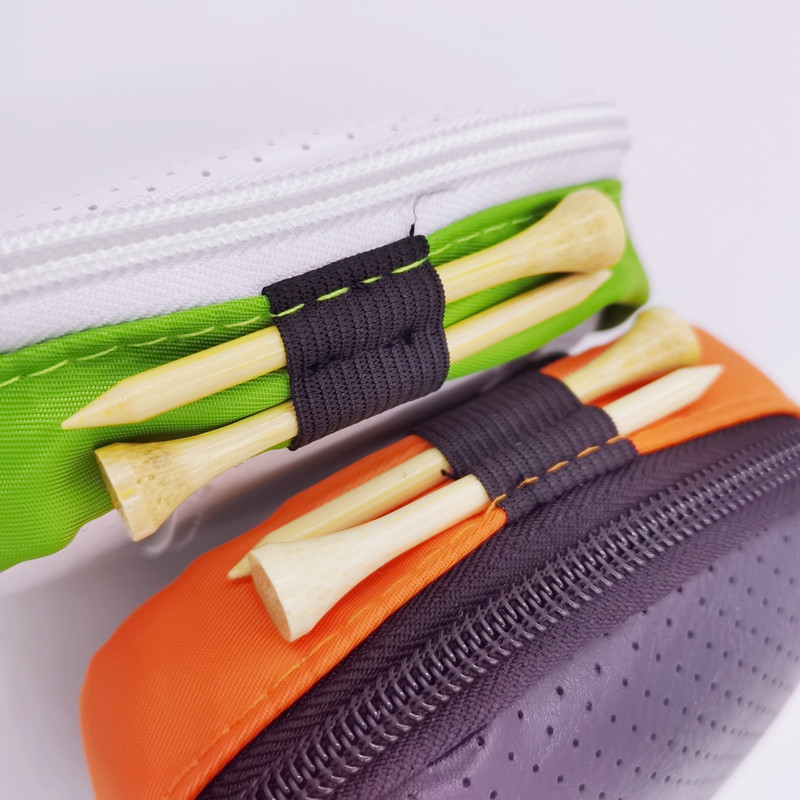 Mini tõmblukuga väike golfipalli kott hingav vöökott särkidega 12,5x9x5cm sporditarvete kaasaskantavad taskud 2 värvi