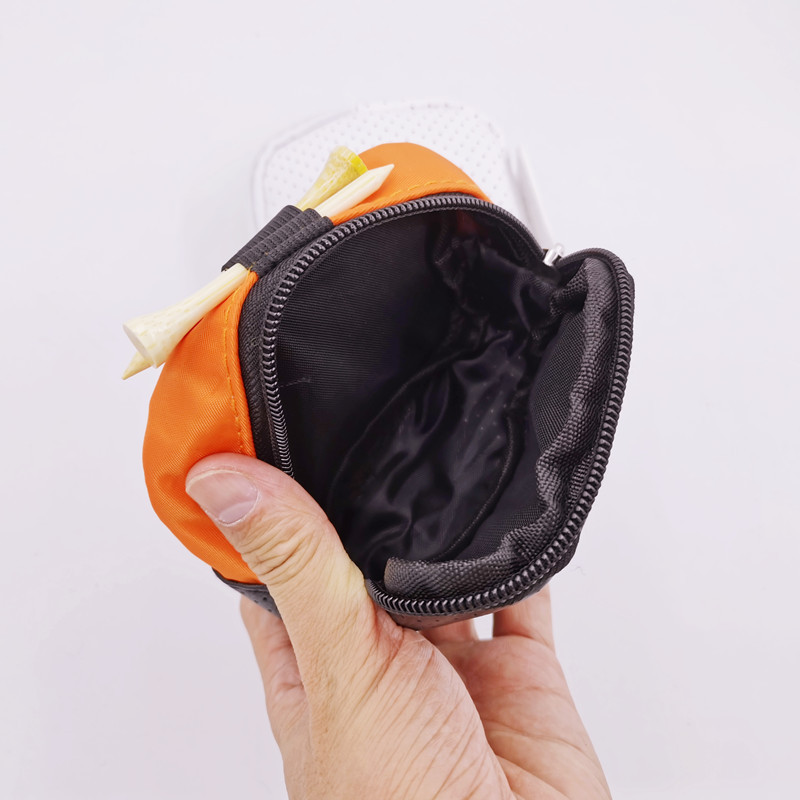 Mini tõmblukuga väike golfipalli kott hingav vöökott särkidega 12,5x9x5cm sporditarvete kaasaskantavad taskud 2 värvi