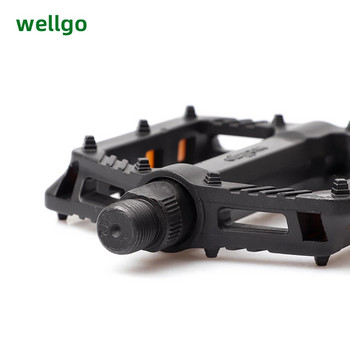 MTB WELLGO B239 V984T Педали за планински велосипеди Пътен велосипед 120*98*18 мм Найлонови велосипедни аксесоари Запечатани компоненти на лагера