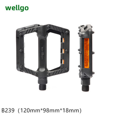 MTB WELLGO B239 V984T mägijalgratta pedaalid maanteejalgratta trepiratas 120*98*18mm nailonist rattasõidutarvikud suletud laagrikomponendid