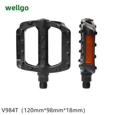 MTB WELLGO B239 V984T mägijalgratta pedaalid maanteejalgratta trepiratas 120*98*18mm nailonist rattasõidutarvikud suletud laagrikomponendid