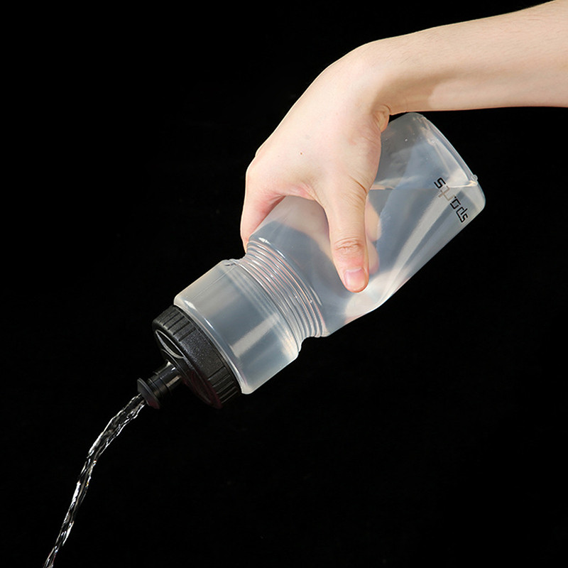 750ml ποδηλατικό μπουκάλι νερού για υπαίθριο ποδήλατο αθλητικό ποτό με γεύση/χωρίς BPA Πλαστικό βραστήρα ποδηλάτου Λευκό φορητό μπουκάλι Pp Sport