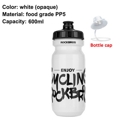 ROCKBROS 750 ml jalgrattaga veepudeli pigistatav tüüp jõusaal spordi veepudel maantee Mtb rattapudel jooksva jalgratta tarvikud