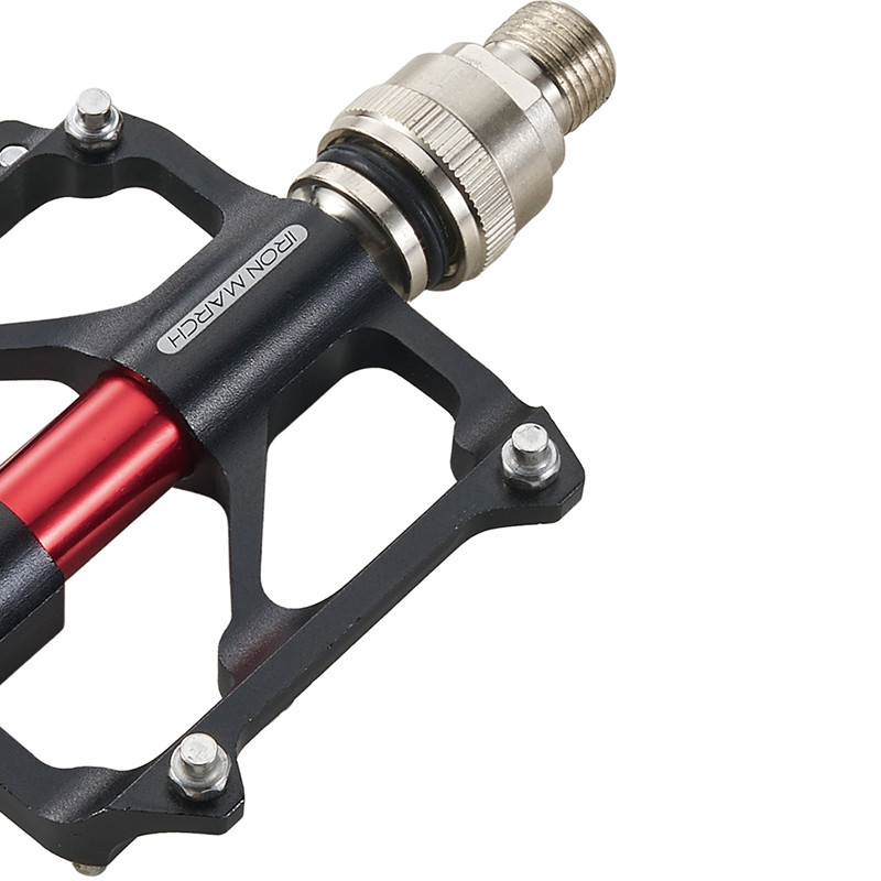 IRON MARCH MTB országúti kerékpár pedálok gyorskioldó alumínium ötvözet 3 tömített csapágyakkal, csúszásmentes kerékpározás lapos pedálokkal