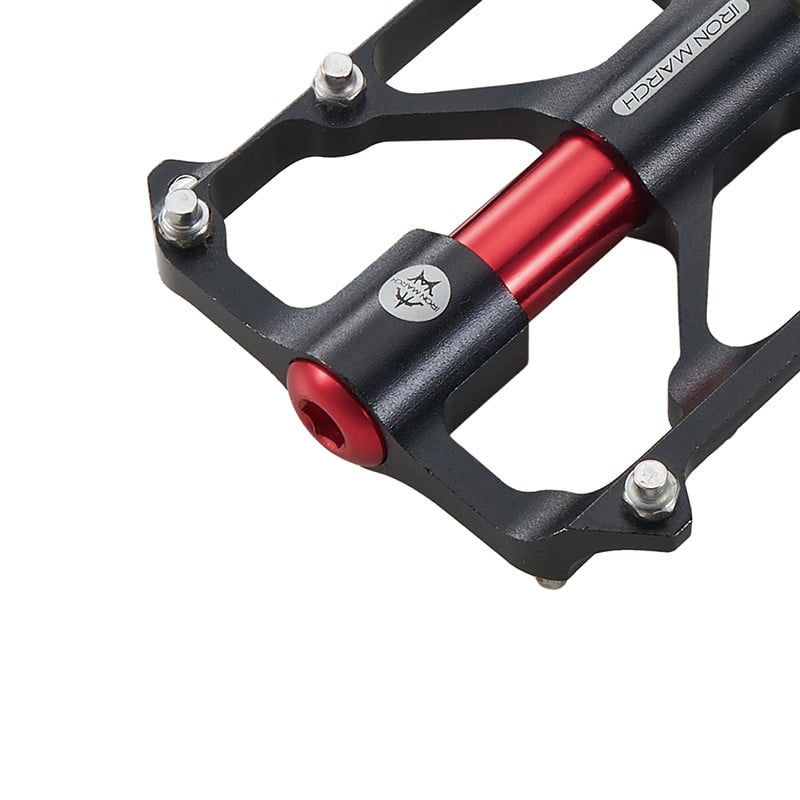 IRON MARCH MTB országúti kerékpár pedálok gyorskioldó alumínium ötvözet 3 tömített csapágyakkal, csúszásmentes kerékpározás lapos pedálokkal