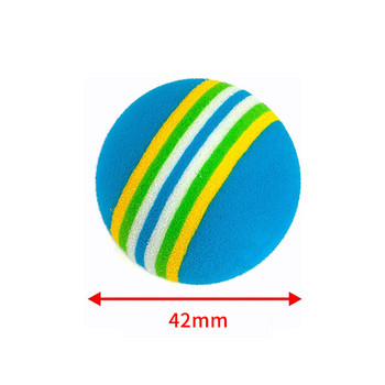 20 бр. Топки за голф Light Rainbow Ball 42 мм диаметър 3g/бр червено синьо жълто 3 цвята pracitce спортна топка на закрито на открито за голфър
