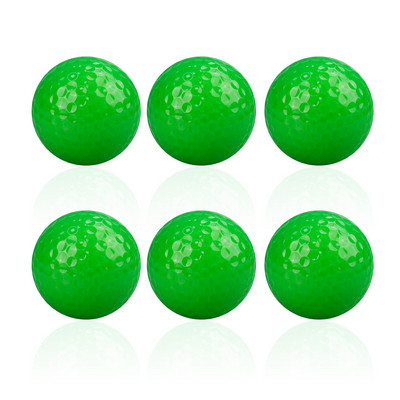 CRESTGOLF 6 τμχ/Συσκευασία Πολύχρωμες Μπάλες Μίνι Γκολφ Δύο Τεμάχια Μπάλες Γκολφ Εξάσκηση Γκολφ Pelotas