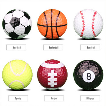Високоякостни нови гумени топки за голф Топки за игра на голф