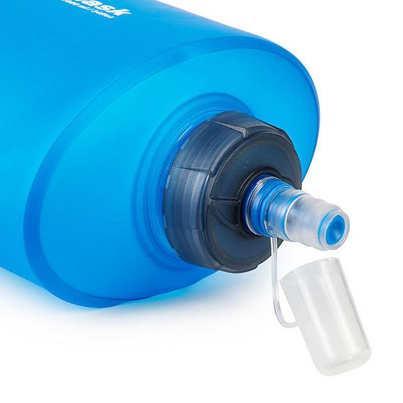 1000ML/2000ML Flacon moale Pliabil, pliabil, Sticlă de apă pliabilă, fără BPA, pentru alergare în aer liber Ciclism, pachet de hidratare, geantă de talie vestă