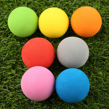 10 τεμάχια/Παρτίδα EVA Foam Golf Balls Μαλακές μπάλες σφουγγαριού για εξάσκηση μπάλες γκολφ σε εξωτερικούς χώρους για προπόνηση γκολφ/τένις Solid 7 χρωμάτων