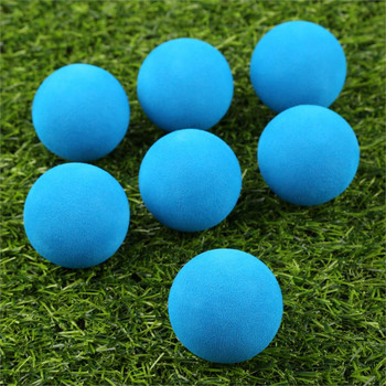 10 τεμάχια/Παρτίδα EVA Foam Golf Balls Μαλακές μπάλες σφουγγαριού για εξάσκηση μπάλες γκολφ σε εξωτερικούς χώρους για προπόνηση γκολφ/τένις Solid 7 χρωμάτων