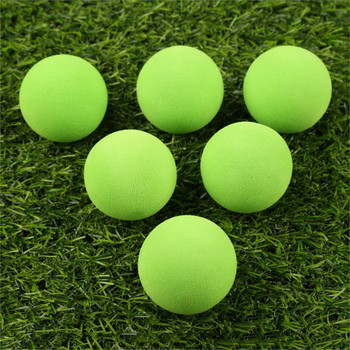 10 τεμάχια/Παρτίδα EVA Foam Golf Balls Μαλακές μπάλες σφουγγαριού για εξάσκηση μπάλες γκολφ σε εξωτερικούς χώρους για προπόνηση γκολφ/τένις Solid 7 χρωμάτων