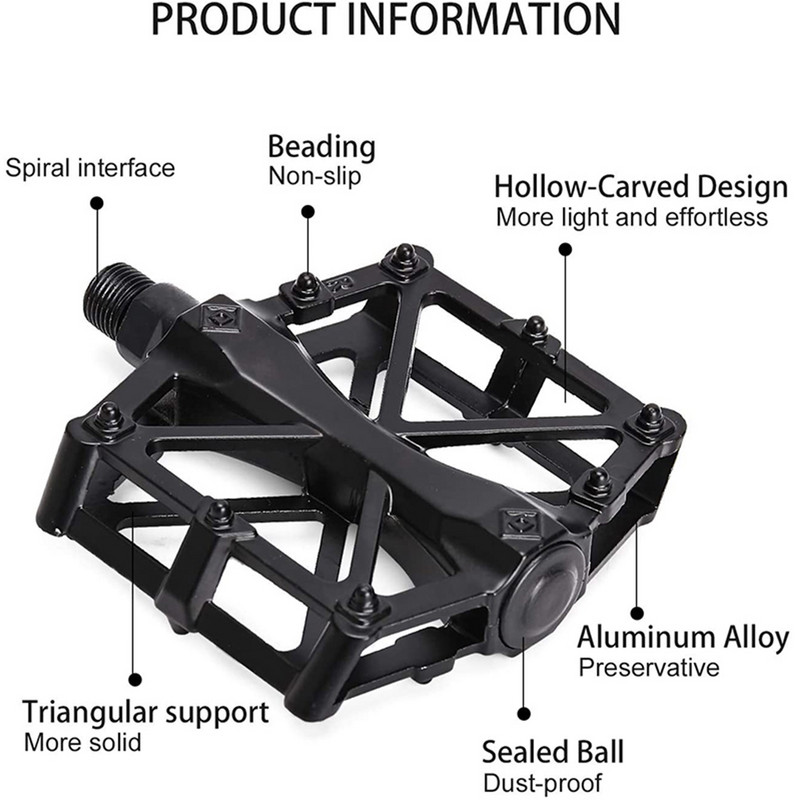 1 paar jalgrattapedaali alumiiniumsulamist kiirvabastusega kuullaagritega pedaali jalatoed Jalgrattavarustuse osad Dropship