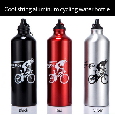 750 ml Sticla termică pentru bicicletă din aliaj de aluminiu Sticla de apă pentru bicicletă MTB Mountain Бутылка Для Велосипеда Accesorii pentru biciclete