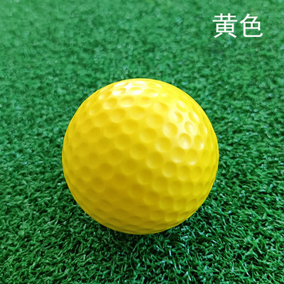 10 tk elastset käsnavärvi PU-vahust golfipallid siseruumides harjutamiseks