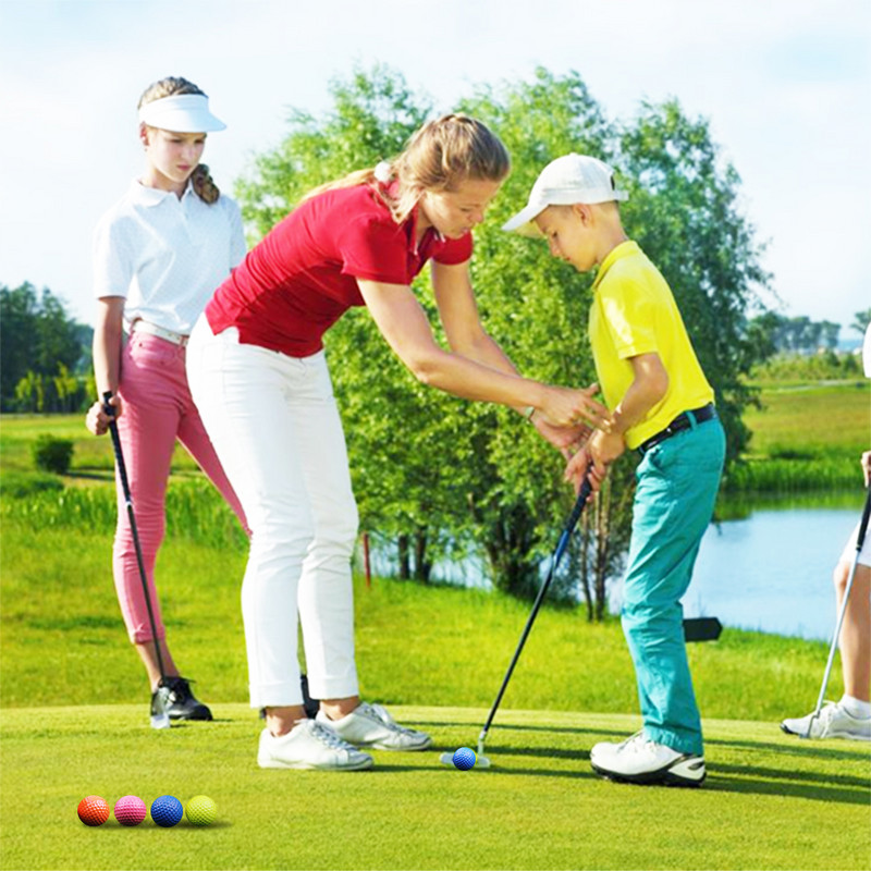 20 tk värvikäsnaga siseruumides kasutatavaid PU-vahuga golfipalle